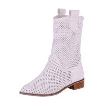 (44, White) Summer Cowboy Boots Size 35-44