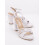 (37, White) Strappy Heel Wedding Shoes Size 33-43 3