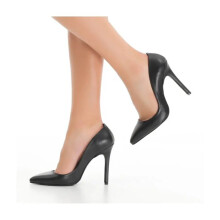 (44, Black) Court Shoes Stiletto Heel Size 33-45
