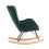 Green Diamond Back Upholstered Rocking Chair 3