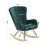 Green Diamond Back Upholstered Rocking Chair 6