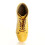 (38, Yellow) Platform Lace Up Ankle Boots 5