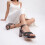 (43, Gray) Strappy Block Heel Sandals Size 33-43 2