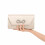 (42, Beige) Ankle Strap Heel and Bag Set Size 33-43 3