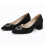 (41, Black) Low Heels Buckle Shoes 4