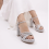 (40, Silver) Strappy Heel Wedding Shoes Size 33-43 1