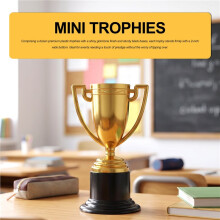 Plastic Gouden Cup-Trofee voor Kinderen - 40 Stuks - 3,8 Inch Achievement Prize Awards - Ideale Erkenning voor School, Sport