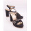 (39, Black) Strappy Heel Wedding Shoes Size 33-43 2
