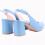 (34, Baby Blue) Ankle Strap Block Heel Sandals Size 34-42 1