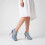 (34, Baby Blue) Strappy Sandals Heels Mid Heel 1