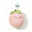 (Pink) Cute Chenille Hand Towel Ball With Hanging Loop, Soft Microfiber Washcloth, Kitchen Decor 1