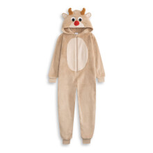 (9-10 Years) Show Me The Merch Onesie (Unisex Kids Brown)