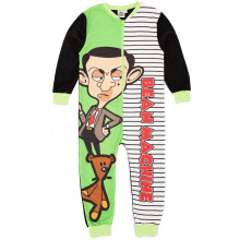 (9-10 Years) Mr Bean Onesie (Boys Green)