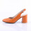 (38, Orange) Ankle Strap Block Heel Sandals Size 34-42 4