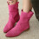 (41, Fuchsia) Summer Cowboy Boots Size 35-44 1