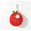 (Red) Cute Chenille Hand Towel Ball With Hanging Loop, Soft Microfiber Washcloth, Kitchen Decor 1