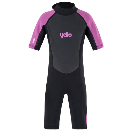 Yello Kids Short Basking Wetsuit - Pink