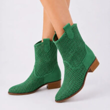 (41, Green) Summer Cowboy Boots Size 35-44