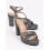 (41, Gray) Strappy Heel Wedding Shoes Size 33-43 3