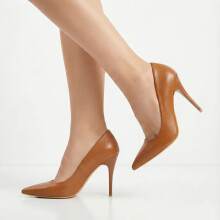 (33, Brown) Court Shoes Stiletto Heel Size 33-45