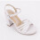 (42, White) Strappy Heel Wedding Shoes Size 33-43 1
