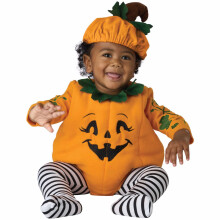 (Toddler (12-18M), Orange) Precious Pumpkin Monster Halloween Baby Unisex Toddler Boys Girl Costume