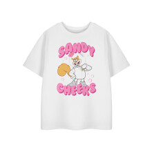 (9-10 Years) SpongeBob SquarePants Short Sleeved T-Shirt (Girls White)