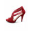 (42, Red) Strappy Sandals Heels Mid Heel 1
