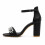 (41, Black) Rhinestone Ankle Strap Sandals Size 33-43 3