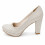 (38, Gold) Chunky Platform Heels Size 34-41 6