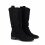(35, Black) Low Heel Cowboy Knee High Boots Size 35-44 6