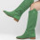 (42, Green) Low Heel Cowboy Knee High Boots Size 35-44 2