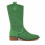 (35, Green) Low Heel Cowboy Knee High Boots Size 35-44 3