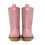 (38, Pink) Low Heel Cowboy Knee High Boots Size 35-44 2