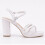 (40, White) Strappy Heel Wedding Shoes Size 33-43 5