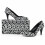 (37, Black) Thin Heel Dalmatian Shoes and Bag Set Size 33-45 2