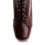 (38, Burgundy) Shiny Platform Lace Up Ankle Boots 4