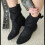 (36, Black) Summer Cowboy Boots Size 35-44 2