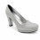 (40, Silver) Chunky Platform Heels Size 34-41 3
