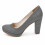 (35, Gray) Chunky Platform Heels Size 34-41 6
