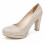 (37, Gold) Chunky Platform Heels Size 34-41 5