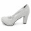 (35, Silver) Chunky Platform Heels Size 34-41 6