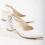 (40, White) Ankle Strap Block Heel Sandals Size 34-42 4