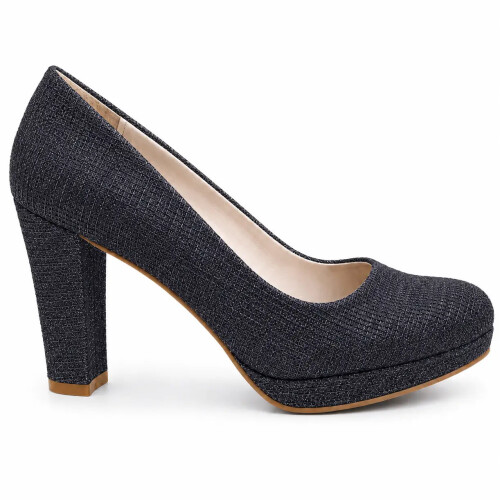 (34, Black) Chunky Platform Heels Size 34-41 2