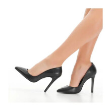 (39, Black) Court Shoes Stiletto Heel Size 33-45
