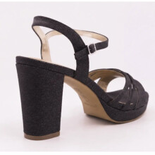 (39, Black) Strappy Heel Wedding Shoes Size 33-43