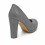(40, Gray) Chunky Platform Heels Size 34-41 5