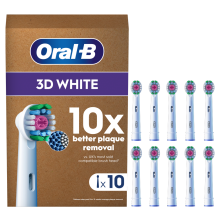 Oral-B Pro 3D White Toothbrush Heads Pack of 10