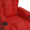 VidaXL vidaXL Massagesessel Elektrisch Weinrot Kunstleder 5