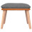 VidaXL vidaXL Schaukelsessel mit Hocker Hellgrau Stoff 9
